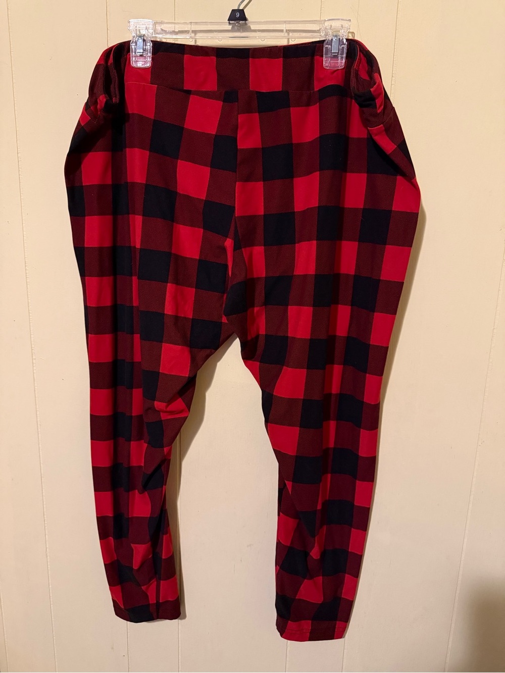 3 for $15 ❤️Holiday Time Red and Black Buffalo Plaid Leggings
